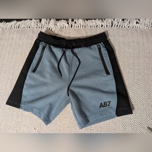 Aeropostale A87 Black and Gray Athletic Shorts
